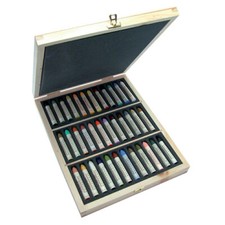 Sennelier Öl Pastell Holzkiste Set - 36 gro�...