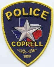 PARCHE POLICÍA COPPELL TEXAS