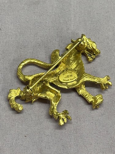 JBW Just the Right Thing Brooch Pin Dragon Gold Tone 2" in size - Picture 5 of 7