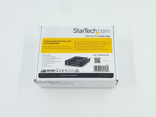 StarTech 2 Drive Trayless Hot Swap 2.5'' SATA Mobile Rack - 第 1/1 張圖片