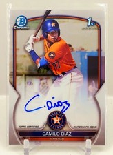 2023 Bowman Chrome 1st Camilo Diaz Base Auto Astros ROOKIE RC Autograph C1