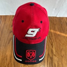 Vintage Kasey Kayne NASCAR Dodge 9 Adjustable Red Hat Cap