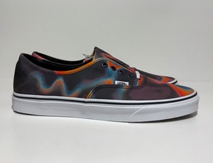 vans authentic dark red