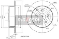 X2 Bremsscheibe Toyota T. Avensis 05- 2.2D