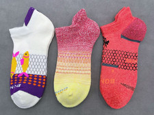 3 Pairs Women's Bombas All-Purpose Performance 3 colors Ankle Sock Size M
