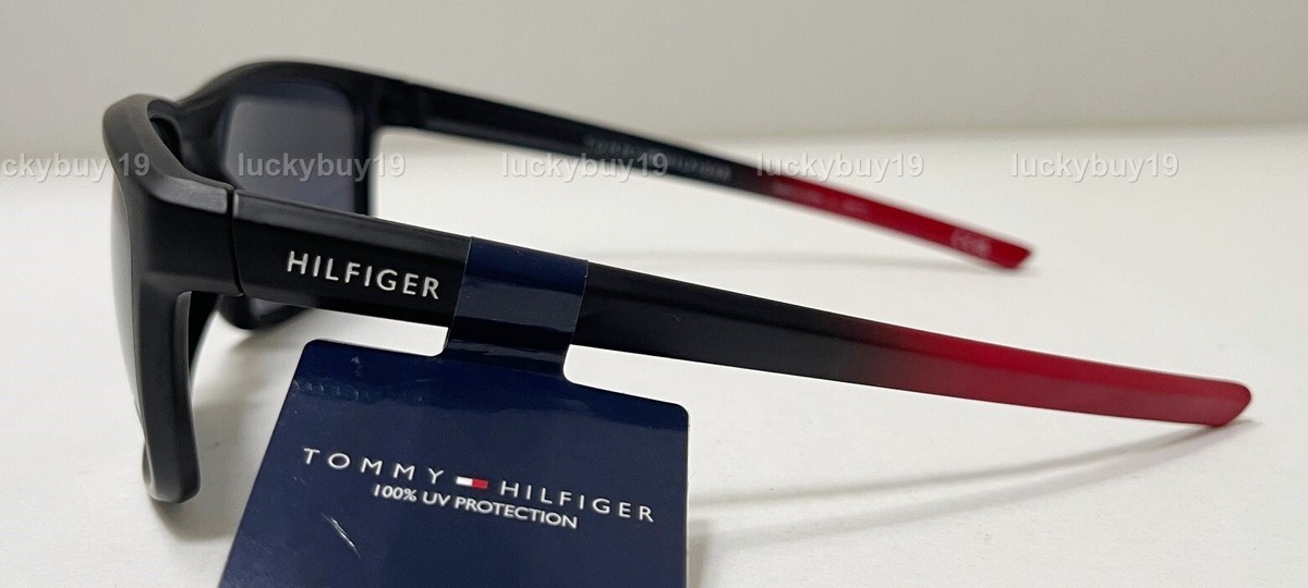 NWT TOMMY HILFIGER POLARIZED SUNGLASSES EYEWEAR ACCESSORY NWT Tommy Hilfiger MM OM 703 Black Aviator Authentic Men main image 2