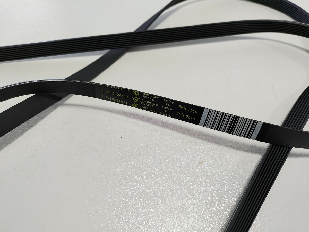 Cinghia Elastica Rigata Per Lavatrice - Ricambio Compatibile Per Whirlpool E Ignis (Modello 1204 H8)