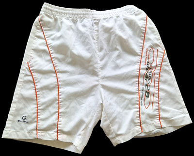 Glorious Badeshorts -Weiß - vintage-Gr.M--Polyester