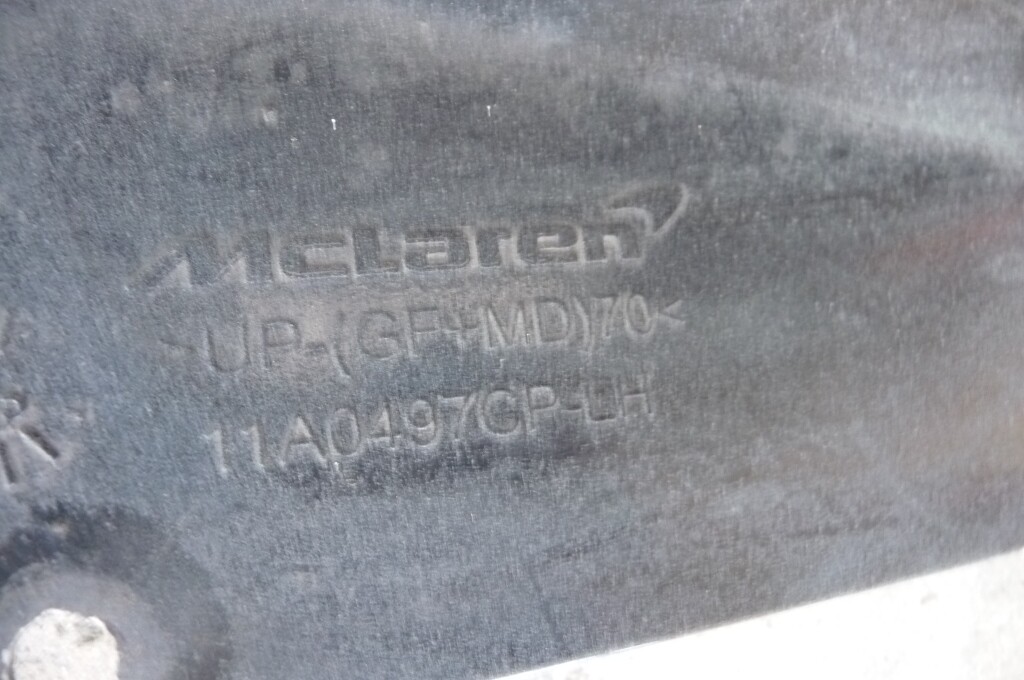 12-14 McLaren Mp4-12C Left Driver Side Sills Panel Rocker Cover 11A0497CP OEM