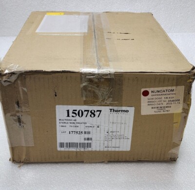 Thermo Scientific 150787 Nunc  Non-Treated Multidishes  with Lid Case of 75