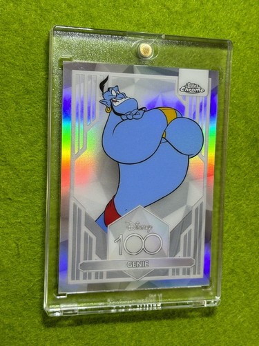 GENIE from ALADDIN Disney 100 REFRACTOR Card SP 2023 Topps Chrome DISNEY LORCANA - Picture 17 of 24