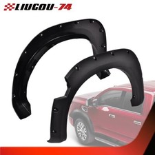 Pocket Style Black Fender Flares For 2004-2015 Nissan Titan - Front & Rear Set Of 4 By Yellowspeed - View #5