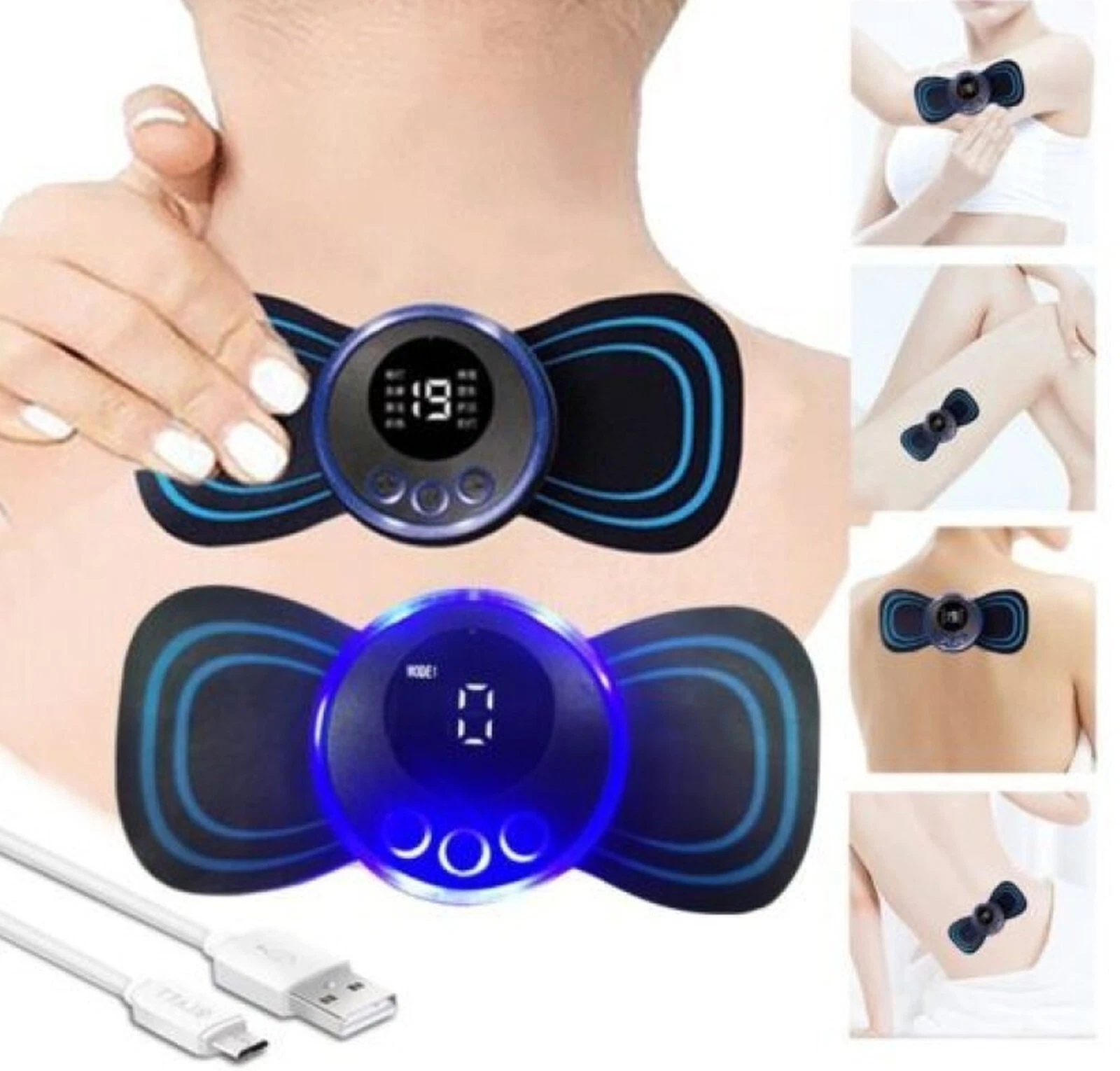 EMS Mini Massager Stimulates Blood Circulation  Pulse Beat 8 Modes & 19 Levels - Picture 3 of 4