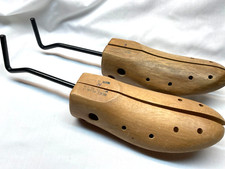 Vintage Steel Rod Screw Pofessional Shoe Stretcher Wood Wooden Mens Size 7D -11A