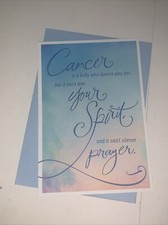 Hallmark Cancer Support Card: This Bully Can  t Dim Your Spirit  Silence Prayers