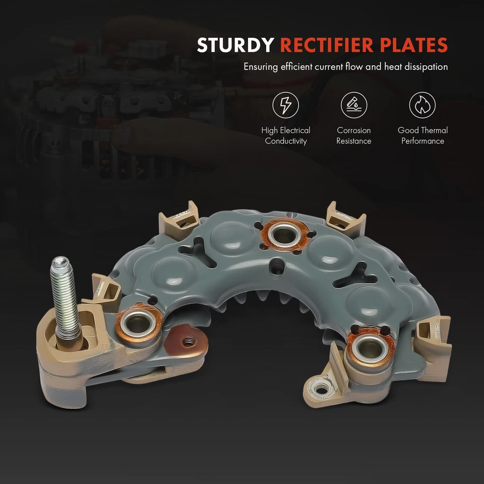 Diodo rectificador alternador para Honda Jeep Toyota Acura Dodge BMW Chrysler Isuzu Foto 4 de 4