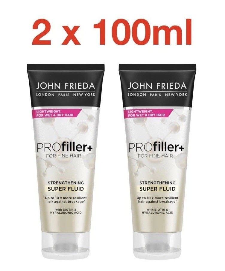John Frieda PROfiller+ Strengthening Super Fluid for Fine Hair 2 x 100ml
