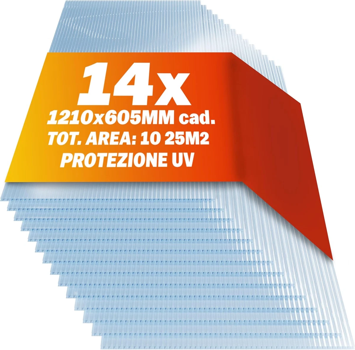 Lastre In Policarbonato Compatto Trasparente Goffrato - Materie