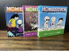 Homestuck Books Volumes 1-3 Hardcover By Viz Media OOP Comic Kids Online Story