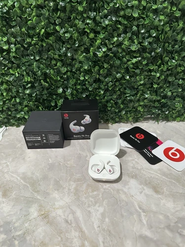 Beats Fit Pro White Earbuds (Free Fashion Shipping)