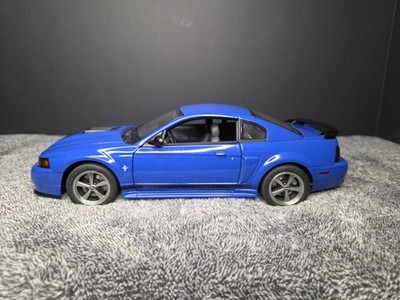 AutoArt 2003 Ford Mustang Mach I - Azure Blue - 1/18 Diecast With