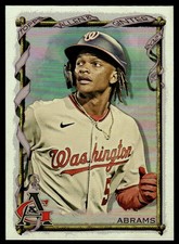 CJ Abrams 2023 Topps Allen & Ginter #77 Silver Portrait Nationals Baseball Card