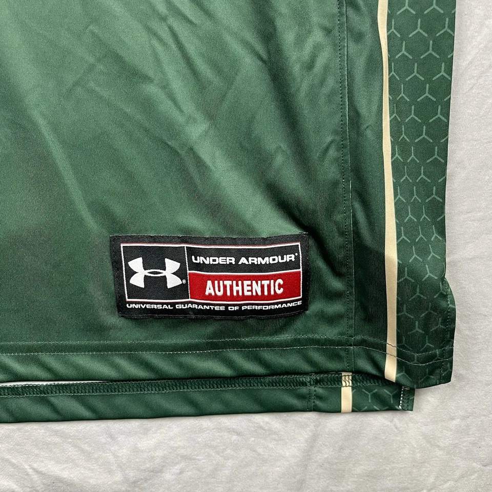 Colorado State Jersey Mens 2XL Under Armour Green Basketball Rams NCAA Authentic - Image 2 of 4