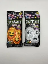 NEW Lot of 6 illooms Halloween Light-Up Glow Balloons Ghost Jack-O-Lantern