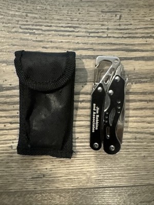 Multi-Tool Seven Saw Knife wire cutter Pliers Screwdriver Great Condition Sheath