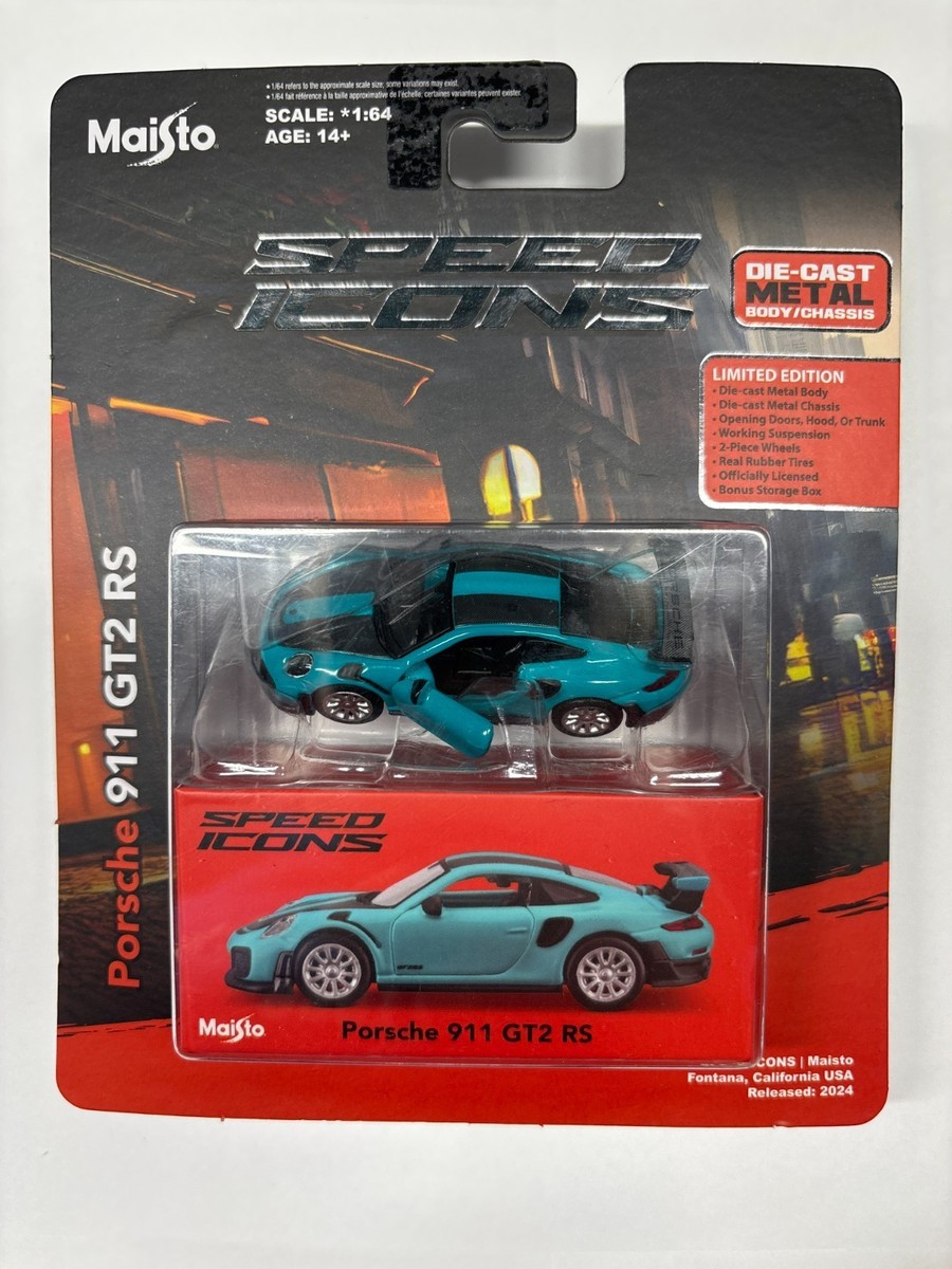 Porsche 911 GT2 RS ミニカー　世界限定1911個 PORSCHE 911 GT2 RS 1:64 DIE-CAST LIMITED EDITION SPEED ICONS BY