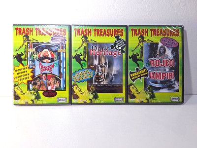 Trash Treasures 1-3 DVD Phantom Empire Dark Heritage Project Vampire Rare & Top!