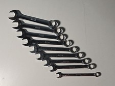 Snap On Metric Midget 9mm + 12mm - 19mm Combination Wrench Set 12pt OEX