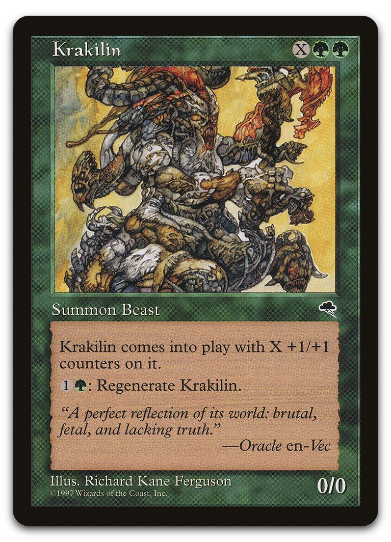 Krakilin #235 (NM) Tempest TMP Magic MTG