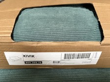 IKEA KIVIK Copridivano per Divano 3 Posti Kelinge Grigio-Turchese