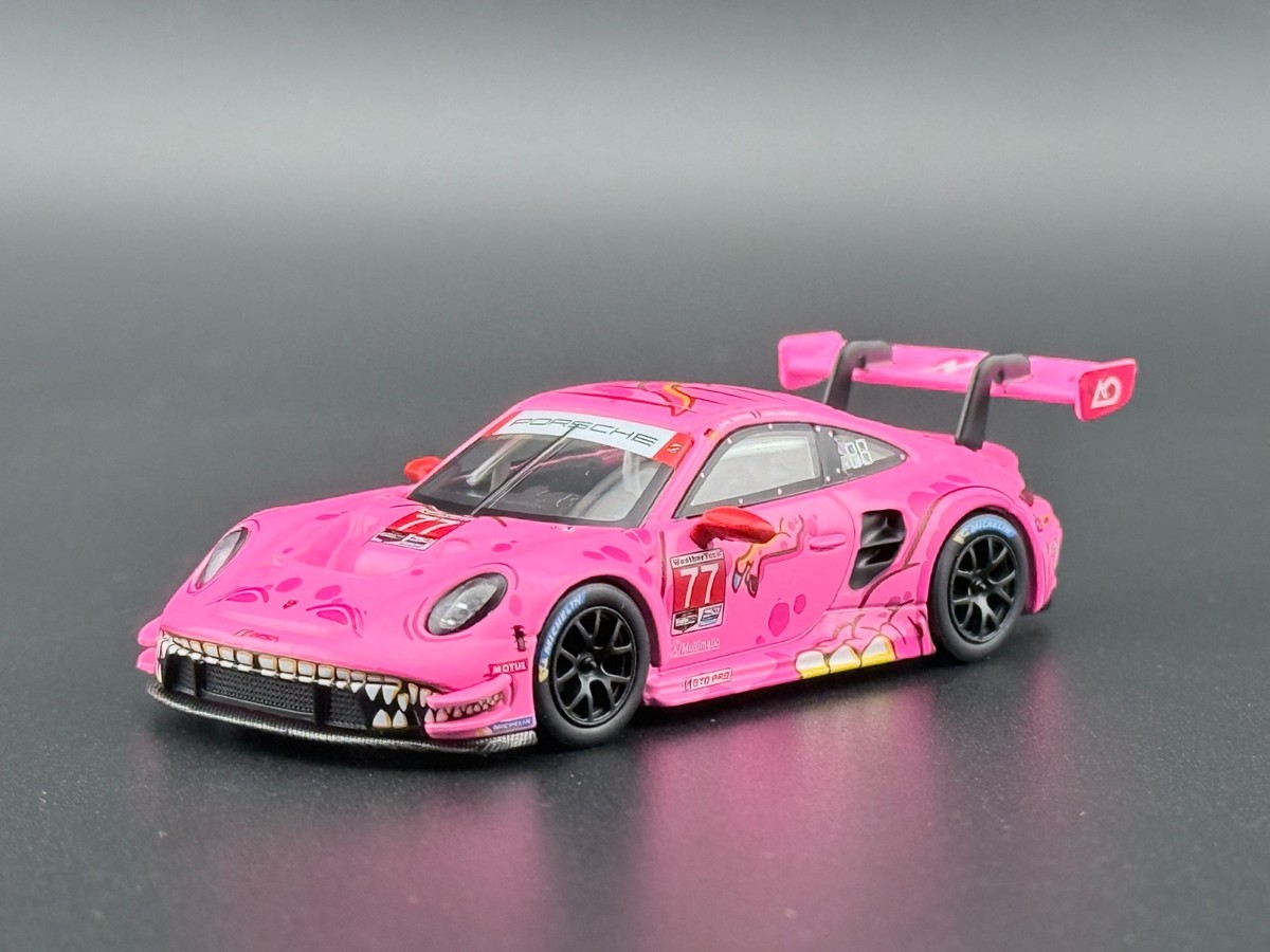 Mini GT Porsche 911 GT3 R #77 AO Racing ROXY 2024 IMSA Road