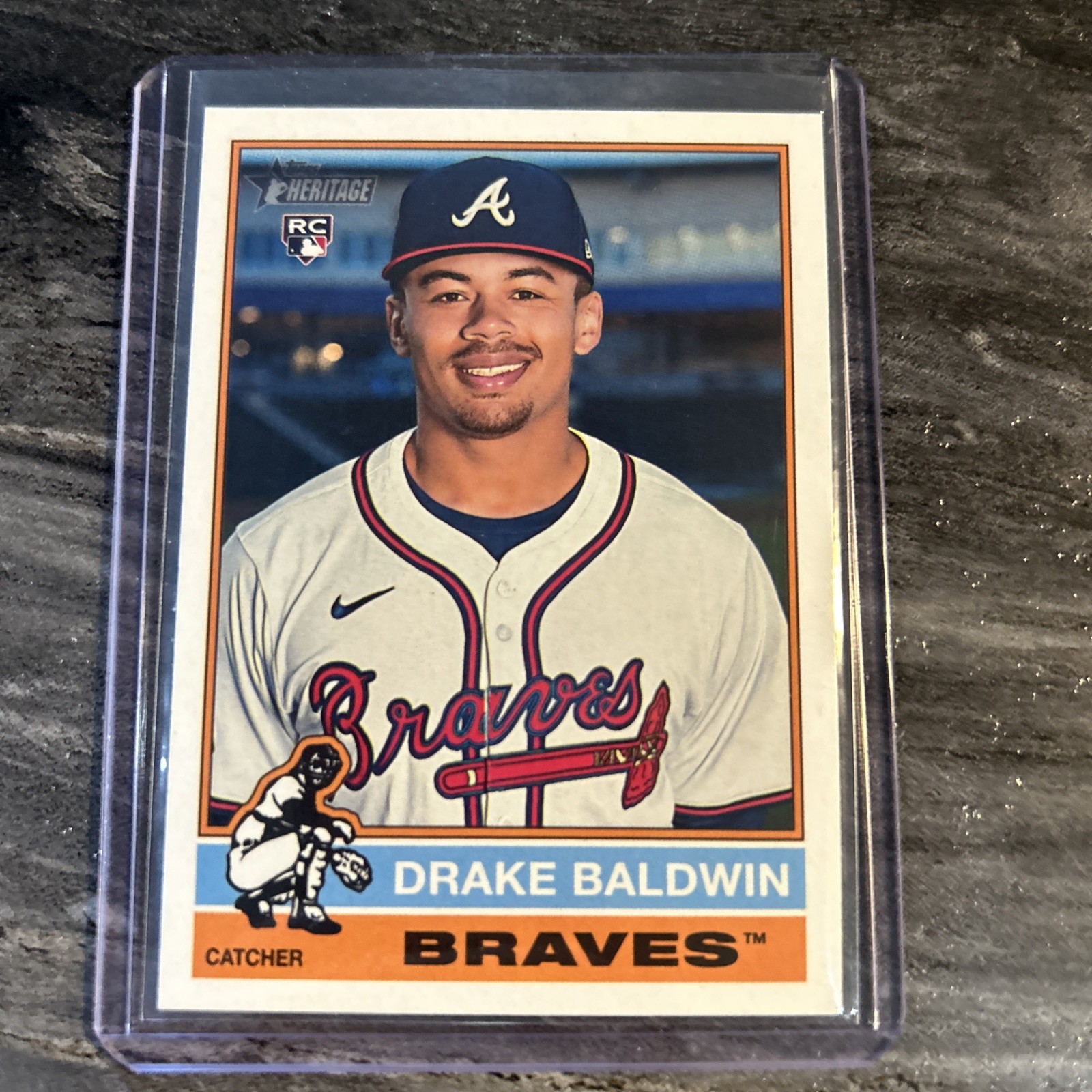 2025 Topps Heritage High Number Drake Baldwin Rookie Card #561 RC Braves
