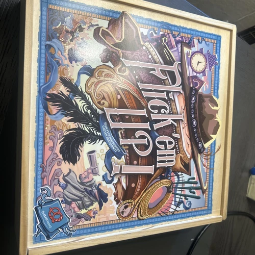 Flick Em Up Board Game Wooden Edition + Stallion Canyon Expansion
