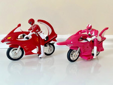 Mighty Morphin Power Rangers Pink Ranger Shark Cycle complete Bandai 1995