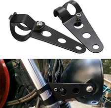 Universal 33Mm-43Mm Metal Motorcycle Modified Headlight Mount Brackets Clamp For
