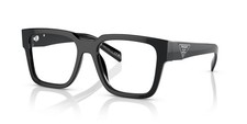 NEW Prada 08ZV Eyeglasses 1AB1O1 Black 100 AUTHENTIC