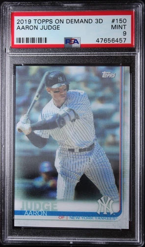 2019 Topps On Demand 3D Aaron Judge Card #150 PSA 9 Mint