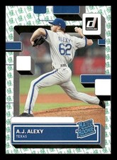 2022 Donruss #61 A.J. Alexy RC Rookie Liberty Texas Rangers