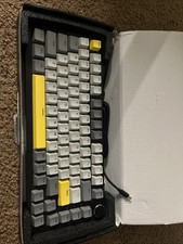 Ajazz AK820 Black Wireless Mechanical RGB Knob TFT Keyboard + Bonus Keycaps