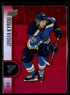 2022-23 Tim Hortons Collector's Series Red Die Cut #DC-35 Jordan Kyrou