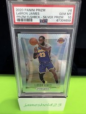 2020-21 Panini Prizm - Prizm Flashback LeBron James #6 Silver Prizm