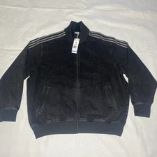 adidas originals denim firebird jacket xxl True Black Track Top New NWT Full Zip