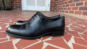 Brioni Essential Black Leather Milano Oxford Shoes-Men\'s US 8 (Retail$1250) Designer Shoes For Men | The RealReal main image 4