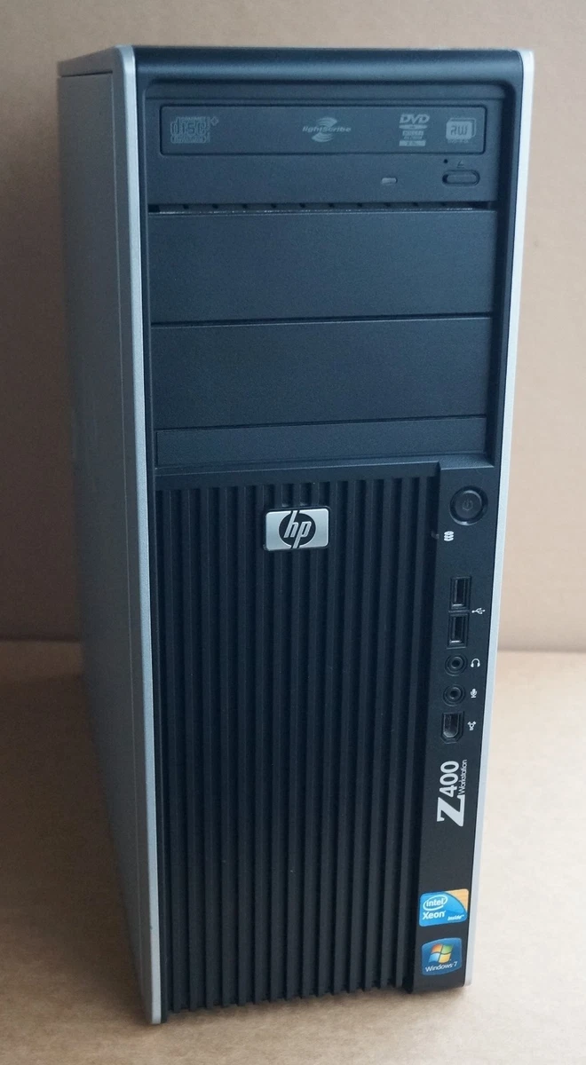ESTACION DE TRABAJO XEON, HP Z400 WORKSTATION, RAM 32GB, SSD 128GB, HDD