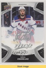 2021-22 Upper Deck MVP Silver Script Mika Zibanejad #93 READ i9l