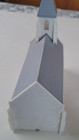 Vintage Plastic Takeapart Church with 2 pine trees — photo 3